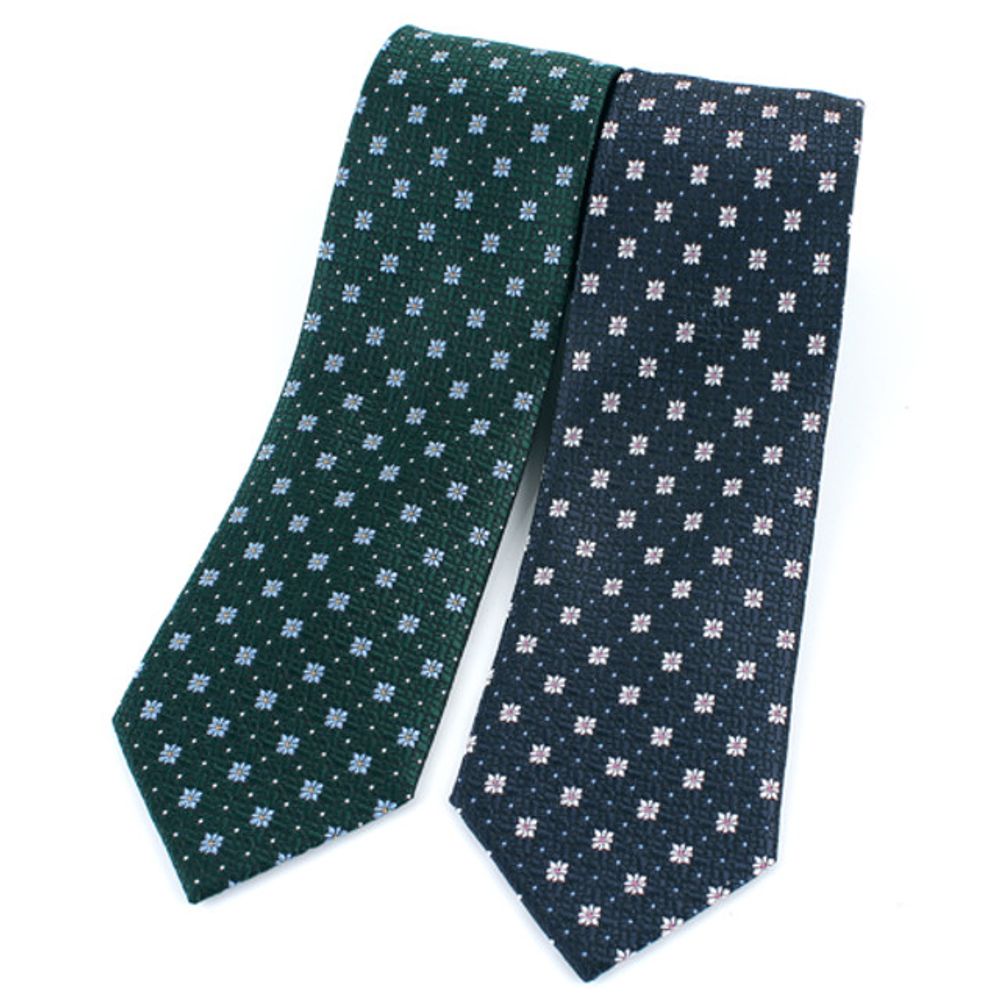 [MAESIO] KSK2691 100% Silk floral Necktie 8cm 2Colors _ Men's Ties Formal Business, Ties for Men, Prom Wedding Party, All Made in Korea